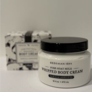 Beekman 1802 Vanilla Absolute Pure Goat Milk Whipped Body Cream 16 oz. NEW